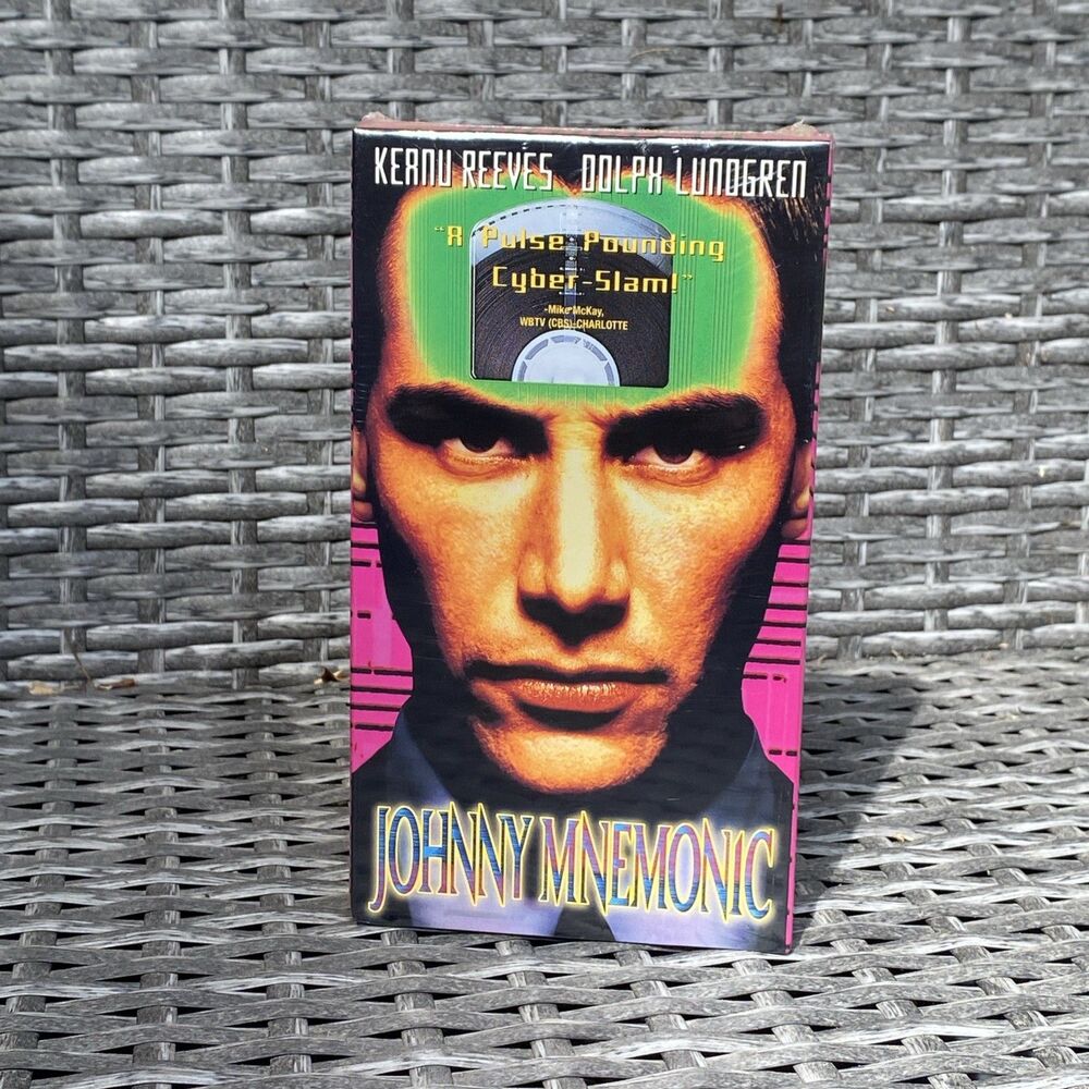Johnny Mnemonic VHS New Sealed 1995 Vintage